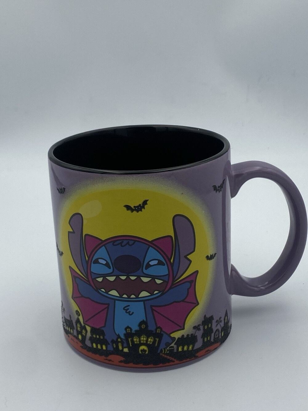Disney Lilo & Stitch Halloween Stitch Vampire & Scrump Witch 20 oz Mug 2022